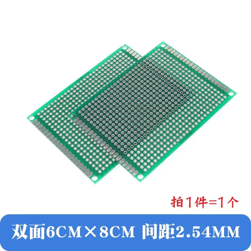 2x8cm 6x8cm 7x9cm 5x7cm 8X12cm 15X20cm 18X30cm 20X30cm Double Side Prototype Diy Universal Printed Circuit PCB Board Protoboard