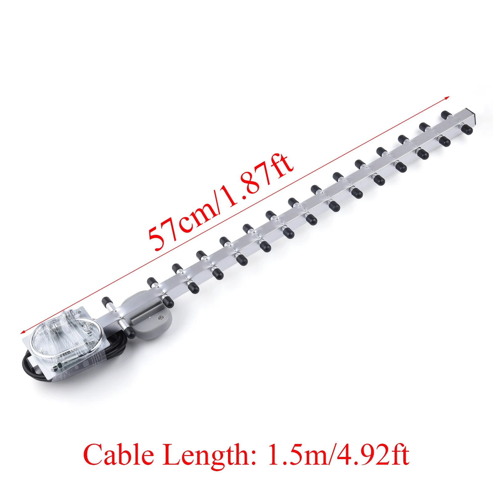 4G LTE 25dBi Antenna 791-2690MHz Outdoor Wireless Yagi Antenna SMA Male for Home/Office WiFi Network Device With Extension Wire