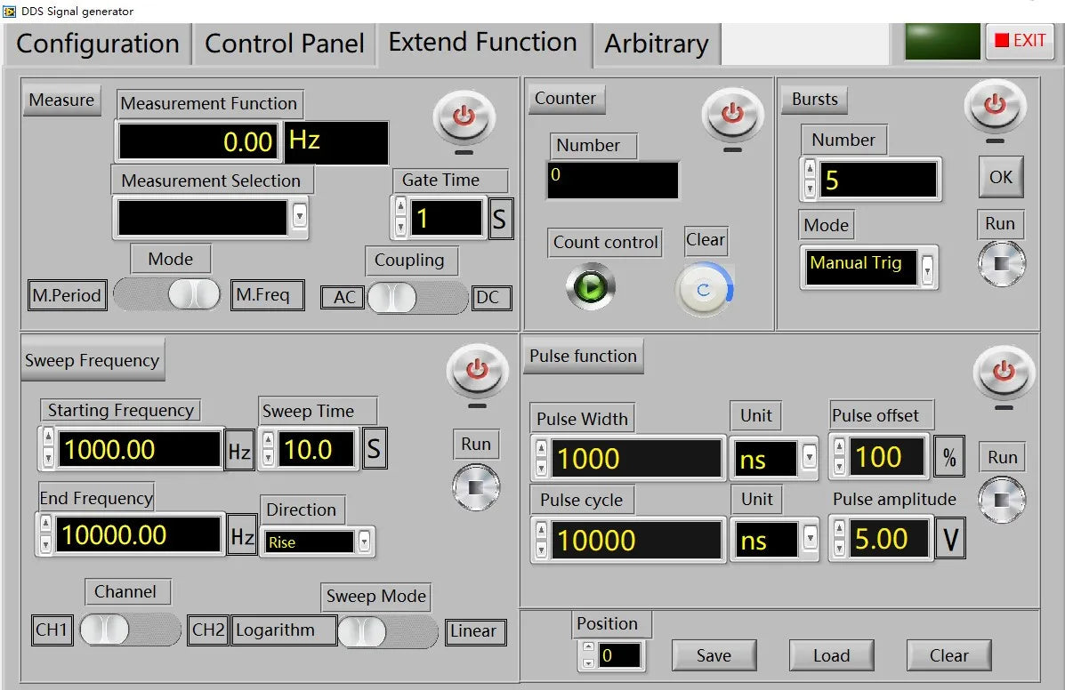 JUNTEK JDS6600 series 15MHz-60MHz DDS function signal generator CNC dual-channel frequency counter Arbitrary waveform generator