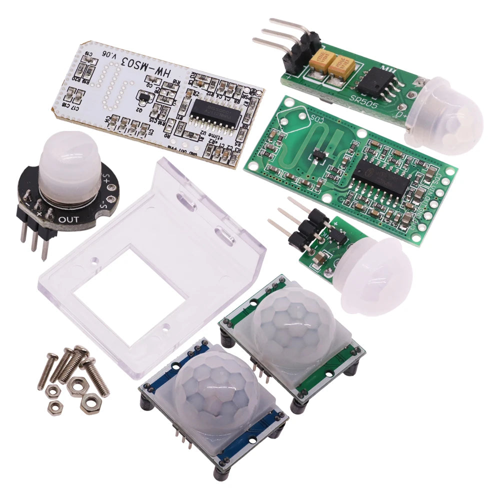 AM312 HC-SR501 HC-SR505 MH-SR602 Adjust IR Pyroelectric Infrared Mini PIR Human Sensor Detector Module Bracket for Arduino