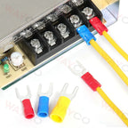500PCS Fork Crimp Terminal M4/M5/M6 Spade Plugs Pre-insulated Ferrules Lugs For Splice Electricals Cable Wire End Connectors