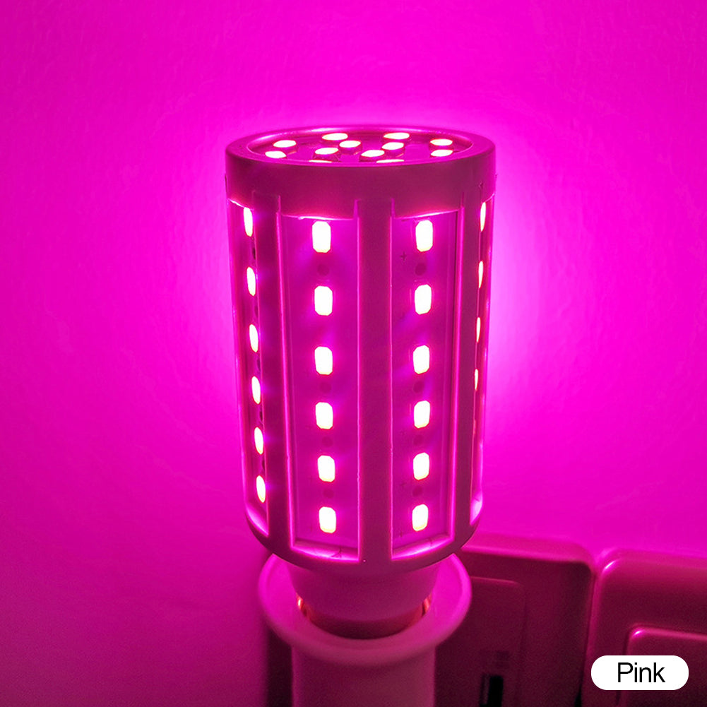 5W 10W 15W E27 LED Bulb SMD5730 Corn Bulb Lamps Red Yellow Bule Pink Green Garden Lawn Landscape Decorative Light Bulbs 85-265V