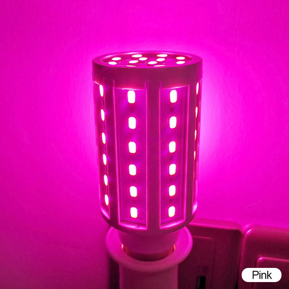 5W 10W 15W E27 LED Bulb SMD5730 Corn Bulb Lamps Red Yellow Bule Pink Green Garden Lawn Landscape Decorative Light Bulbs 85-265V