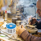50/1.76oz, Premium 60/40 solder wire, containing 1.5-2.0% rosin core flux, suitable for electronic product maintenance