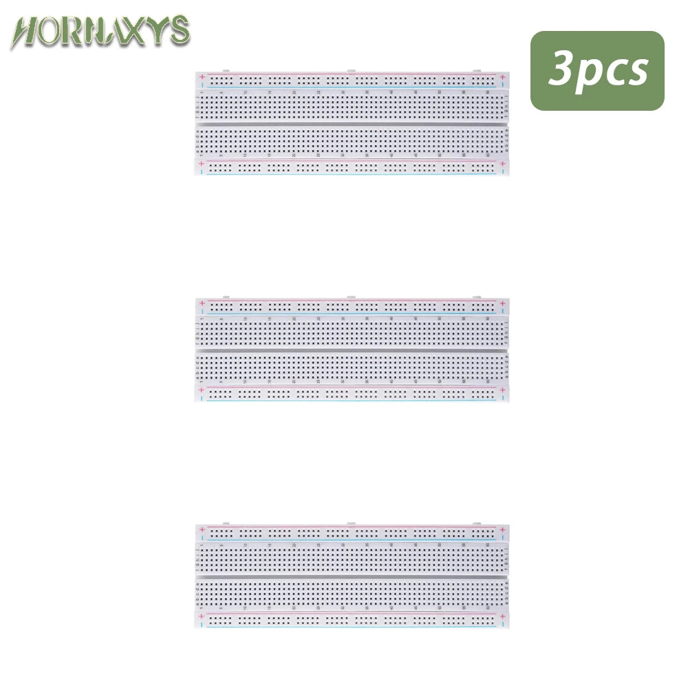 MB-102 Prototype Breadboard 400 830 Points Solderless PCB Bread Board Jumper Wires Cable Board DIY Dupont Wire for Arduino Kit