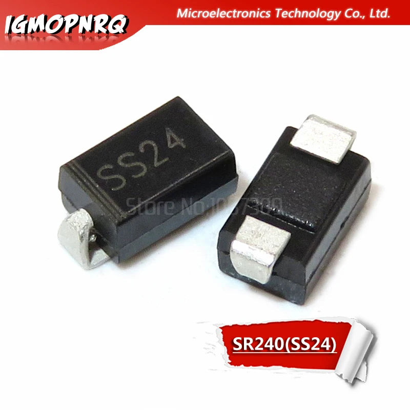 100PCS 1N5819 SS14 1N5822 SS34 SR160 SS16 1N5817 SS12 SR1100 SS110 SR360 SS36 SR240 SS24 SR2100 SS210 SS310 SMA Rectifier diode