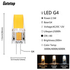New Product LED Silica Gel Mini G4 Bulb AC/DC 12V COB Warm White Light Without Stroboscopic Replacement of 20W Halogen Lamp