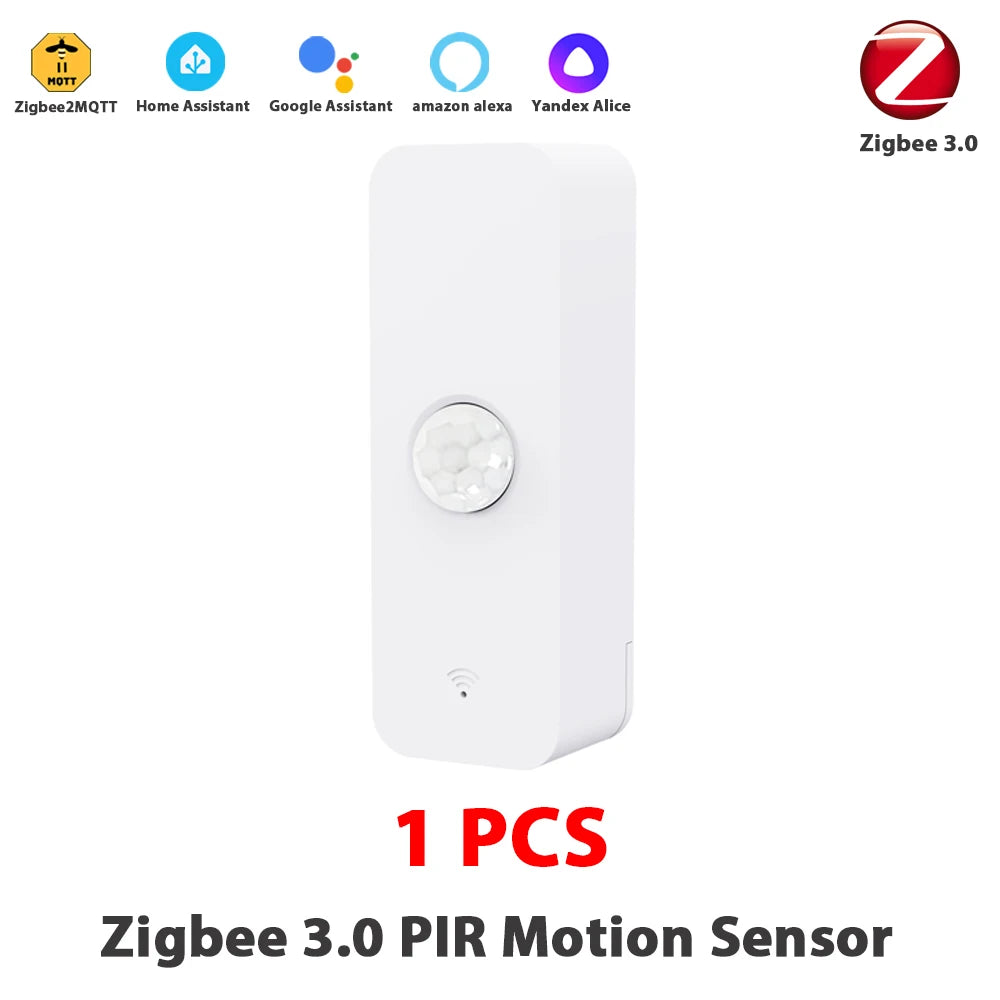Zigbee 3.0 PIR Motion Sensor Smart Home Human Body Infrared Detector Security  Works With Yandex Zigbee2MQTT Home Assistant