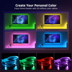 RGB 5050 LED Strip Lights App Control TV Backlight Flexible Ribbon Tape USB 5V Led Light for PC Gaming Room Decoration
