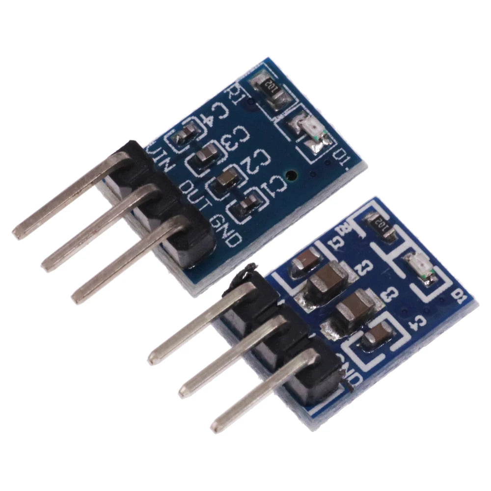1/5/10PCS AMS1117 3.3V 5V DC-DC Step-Down Power Supply Module AMS1117-5.0V Power Buck Module AMS1117-3.3V LDO 800MA