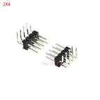 10PCS Double row MALE 2.54MM PITCH Right Angle PIN Header connector 2*2/3/4/5/6/7/8/9/10/16/20/40 PIN/P 2x/3/4/5/6/8/10/16/20/40
