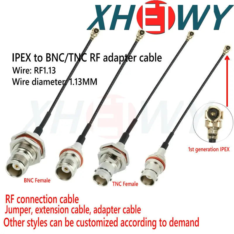 antenna to BNC TNC Connection Cable WIFI GSM 3G 4G Male Female BNC/TNC to IPEX 1st Generation RF Adapter Cable