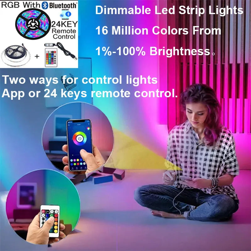 5M USB LED Strip Light 5V 3528 1 Meter 5 Meter White Warm White Pink Green Blue Red SMD RibbonKitchen Light Under Cabinet Lamp