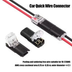 2-300pcs Waterproof 2 Pin Electrical Connector Plug, Automotive Car Truck Motorcycle Wire Cable Terminal Strip Connector Kit