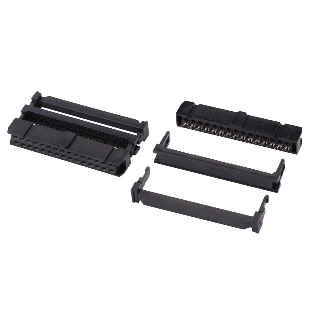 FC 6/8/10/12/14/16/18/20/24/26/30/34/40/50/60/64Pin 2.54mm Pitch Female IDC Socket Connector Ribbon Cable DC3 Header Male Socket