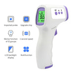 Multifunction Thermometer Three-color Backlit Display Forehead Thermometer Digital Display Infrared Alarm Human Body Thermometer