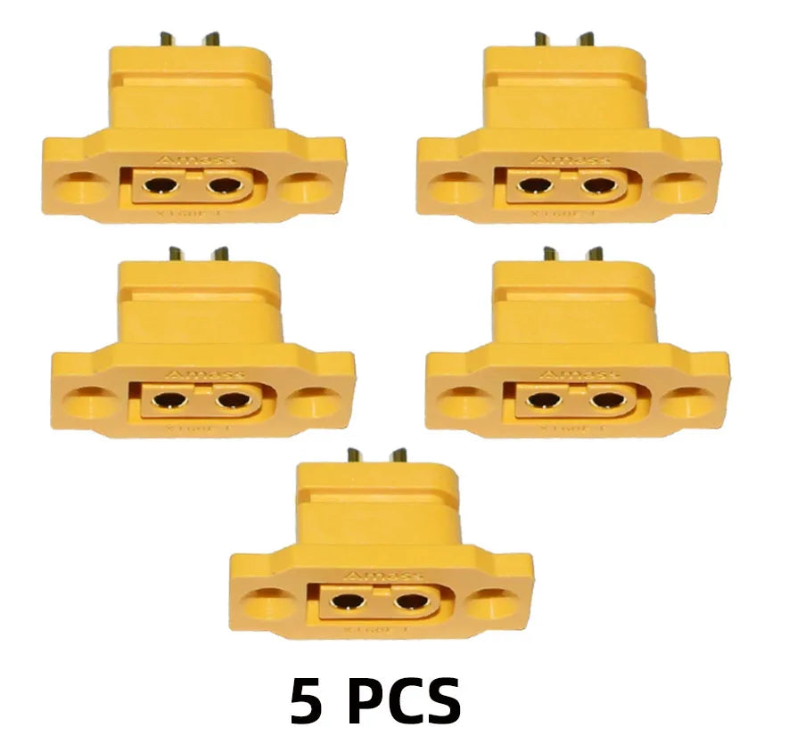 Amass XT60E-F XT60E Female Plug XT60H Male Bullet Connector Plug Adapter For RC FPV Lipo Battery RC Quadcopter XT60E Female Plug