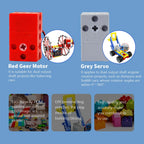 Programmable  2KG 360 Degree Servo&Motor Compatible With LEGO Building Blocks Projects Suitable Dual Output Shaft DIY Parts