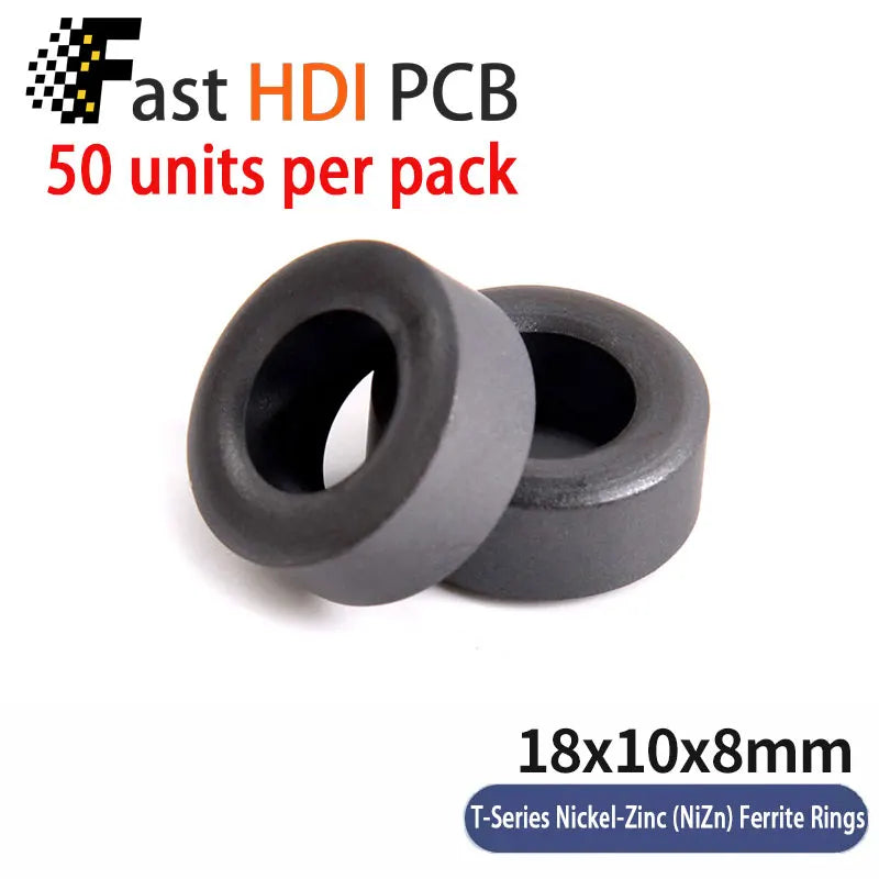 Anti-Interference Ferrite Toroid Core Ni-Zn - High Frequency Common Mode Inductor Ring for Electronic Equipment