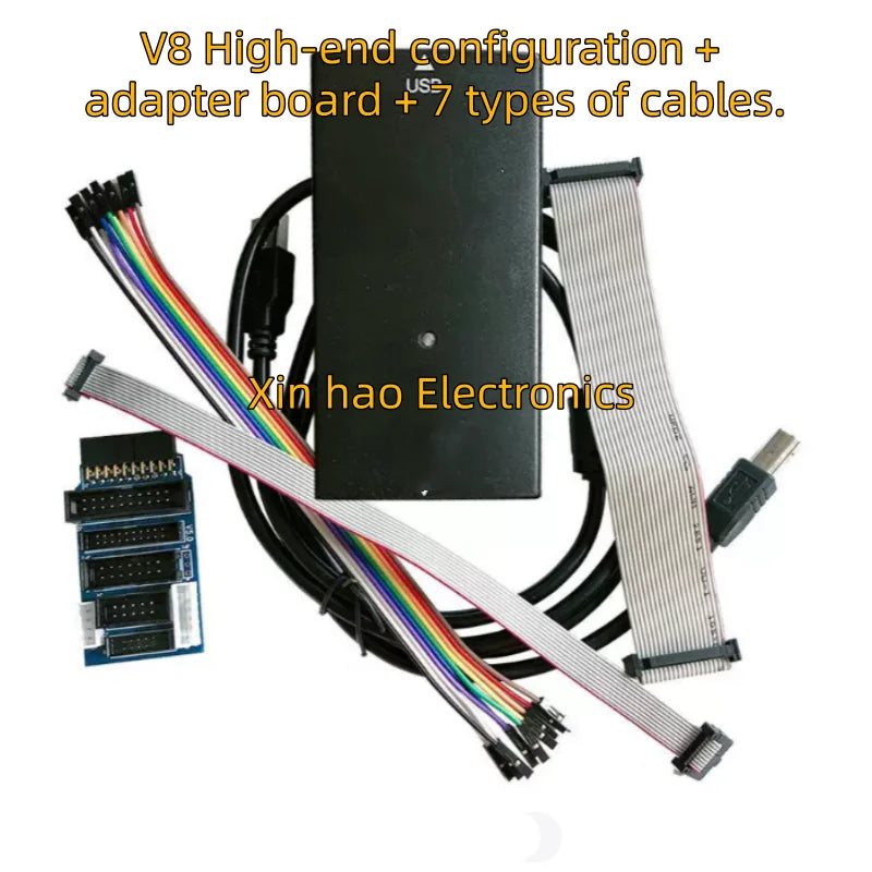 100% new High Speed J-Link JLINK V8 Stm32 J-Link V9 USBfor  JTAG Emulator Debugger J-Link V8 Emulator