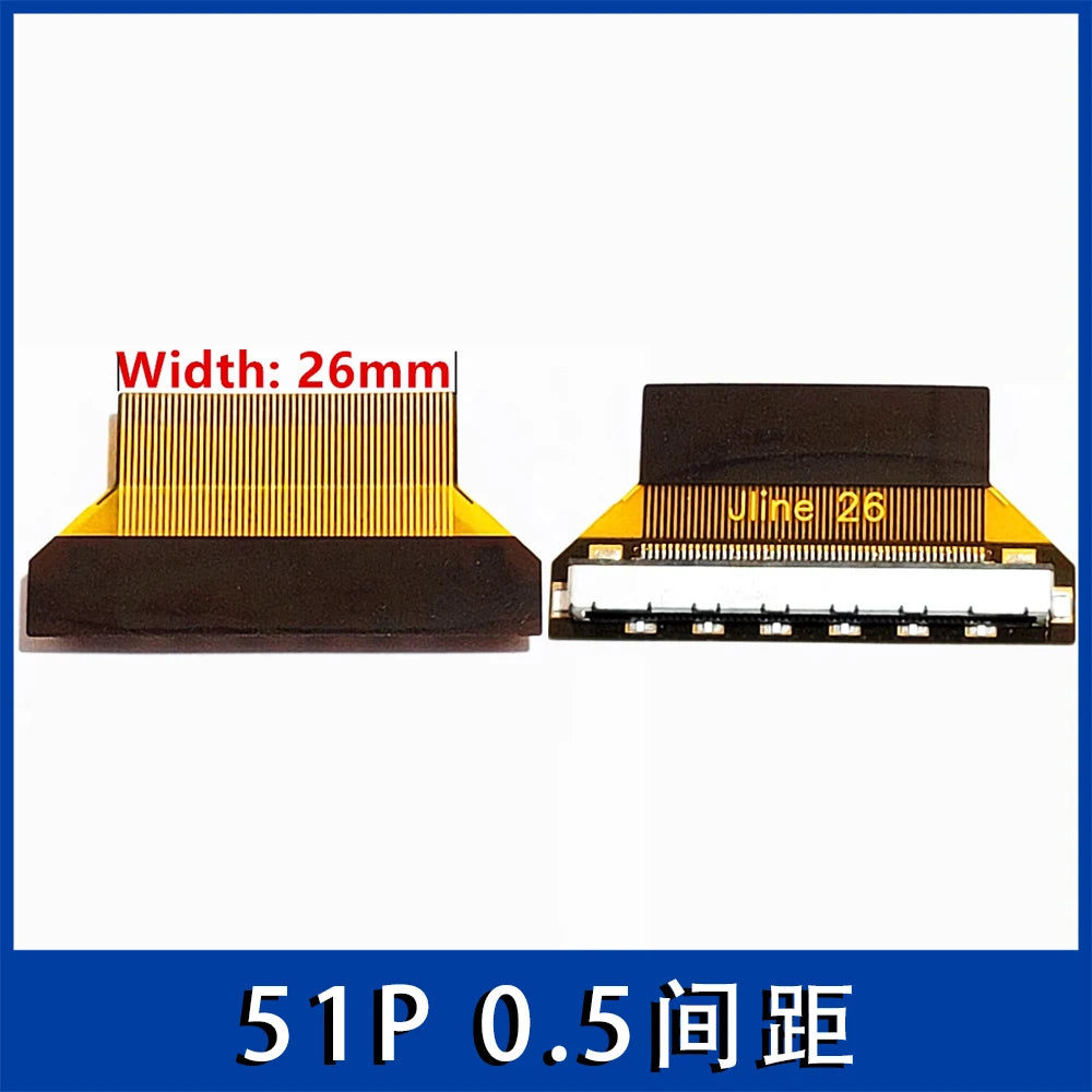 1Pcs/lot LVDS Screen Line EDP Adapter Board FIX 30P to FPC 30P/51P 1.0mm/0.5MM Flexible Cable Interface Adapter