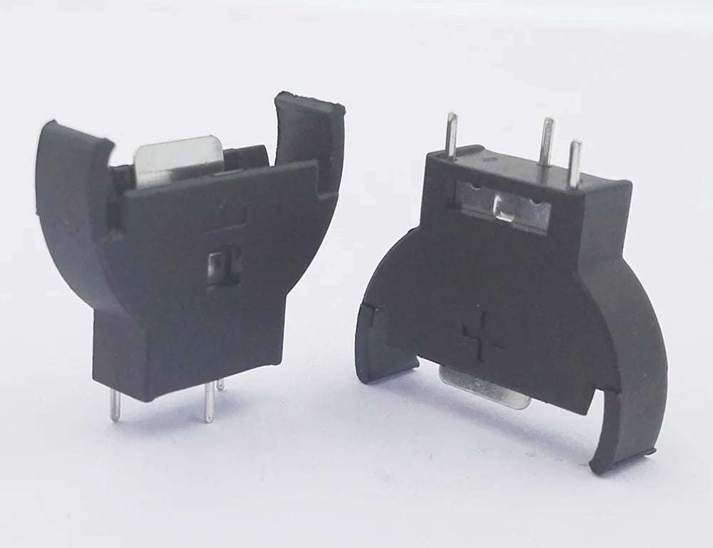 20pcs CR2032 3V CR2450 CR2025 Battery Socket BS-2 BS-6 BS-8 BS-10 Gold Vertical Horizontal DIP SMD Button Battery Holder