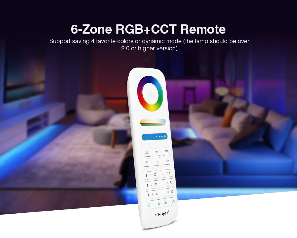 Miboxer Tuya APP Smart Controller WiFi+2.4G FUT035W+ 2in1 FUT037W+ 3in1 DC12-24V Single Color Dual White RGB RGBCCT LED Strip