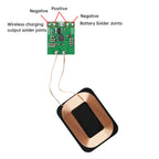 5W Wireless Charging Receiver Module Small Coil PCBA Lithium Battery Built-In 3.7V Modification Plan for Electronic Products