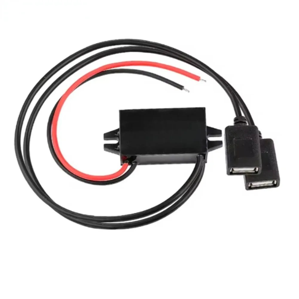 8-32V 12V 24V to 5V 3A DC DC Step Down Converter Type-C USB Power Buck Supply Charger for Mobile Phone iPad Charging Waterproof