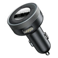 Bluetooth 5.3 FM Transmitter Car Cigarette Lighter Dual USB Fast Charging Handsfree Calling Vehicle Audio Receiver