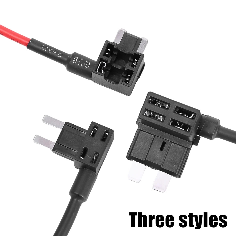 Car Mini Fuse Box Circuit Adapter ATM Blade Fuse for Car Van Motorcycle RV Boat Tractor TAP Adapter