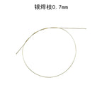 Silver Solder Wire Low Temperature Easy-Flow Low Melting Point Solder Rods (0.5/0.7/1.0/1.5mm Diameter) for Jewelry Welding