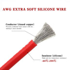 XT60/XT90 to C14 3pin Power Socket Wire10AWG/12AWG Male Female Battery Car Charging Connector New Energy E-bike Charging Cable