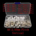 1Box PH2.0 / XH2.54 2/3/4/5 Pin Terminals Kit Male Female Plug Housing Header JST Wire Connector PH 2.0mm XH 2.54mm Pitch