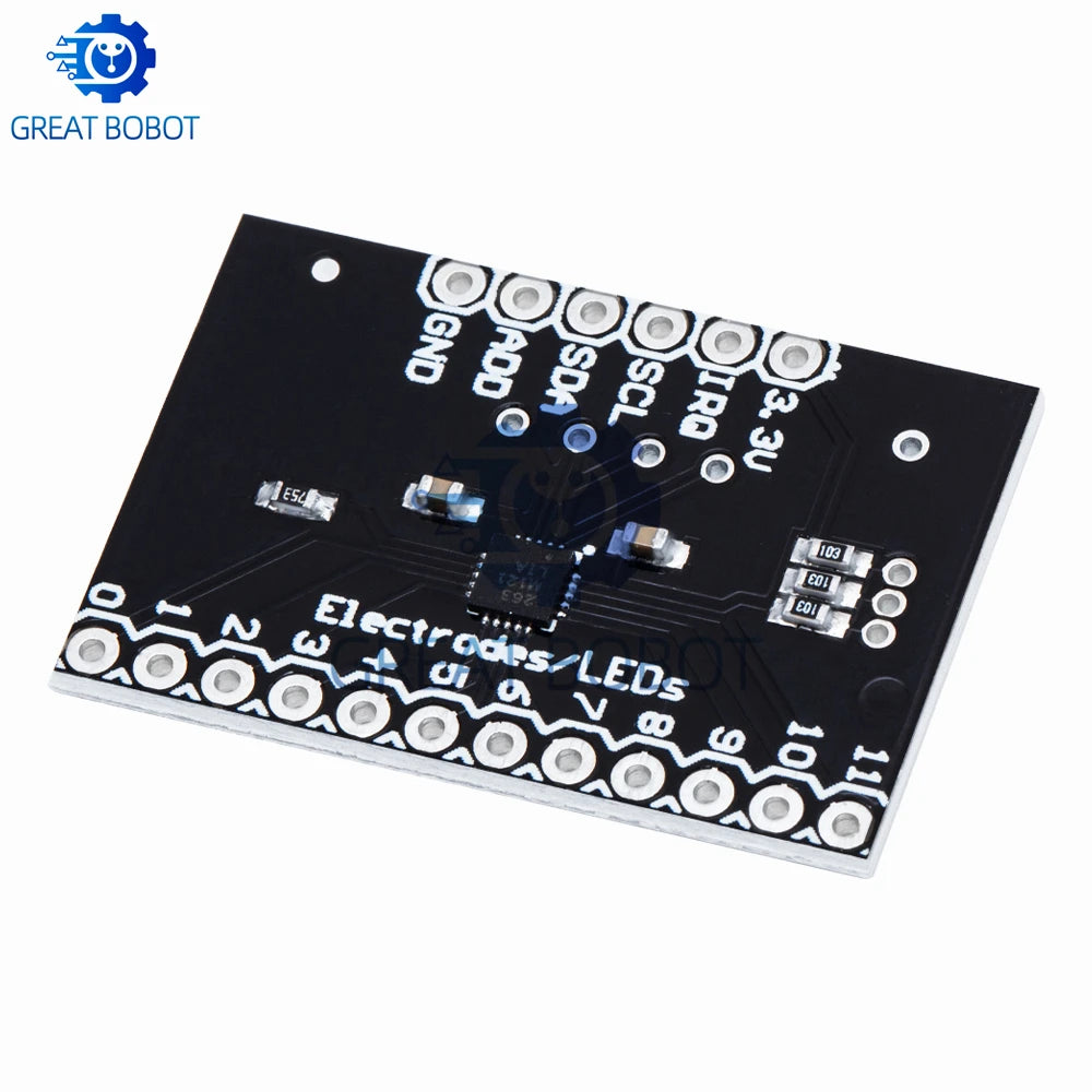 BS MPR121 Breakout V12 Capacitive Touch Sensor Controller Module-I2C Keyboard for Arduino Development Boards