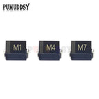 100PCS SMD Fast Switching Schottky Diode M1 M4 M7 S1M S2M S3M SS12 SS14 SS16 SS24 SS26 SS34 SS36 SS54 SS110 SS210 RS1M US1M