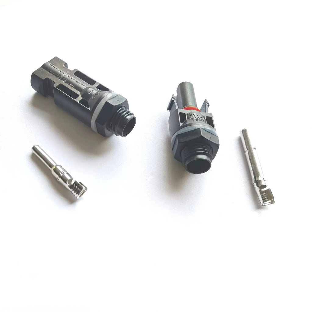 5 Pair M12 thread solar inverter connector pv panel coupler connector LJ0124 High quality IP67 solar connector