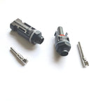 5 Pair M12 thread solar inverter connector pv panel coupler connector LJ0124 High quality IP67 solar connector