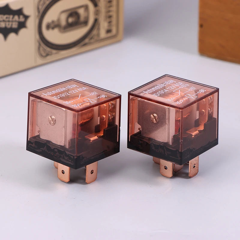 DC 12V 40A 4Pin 5Pin Waterproof Automotive Relay SPDT Car Control Device Car Relays High Capacity Switching Controller