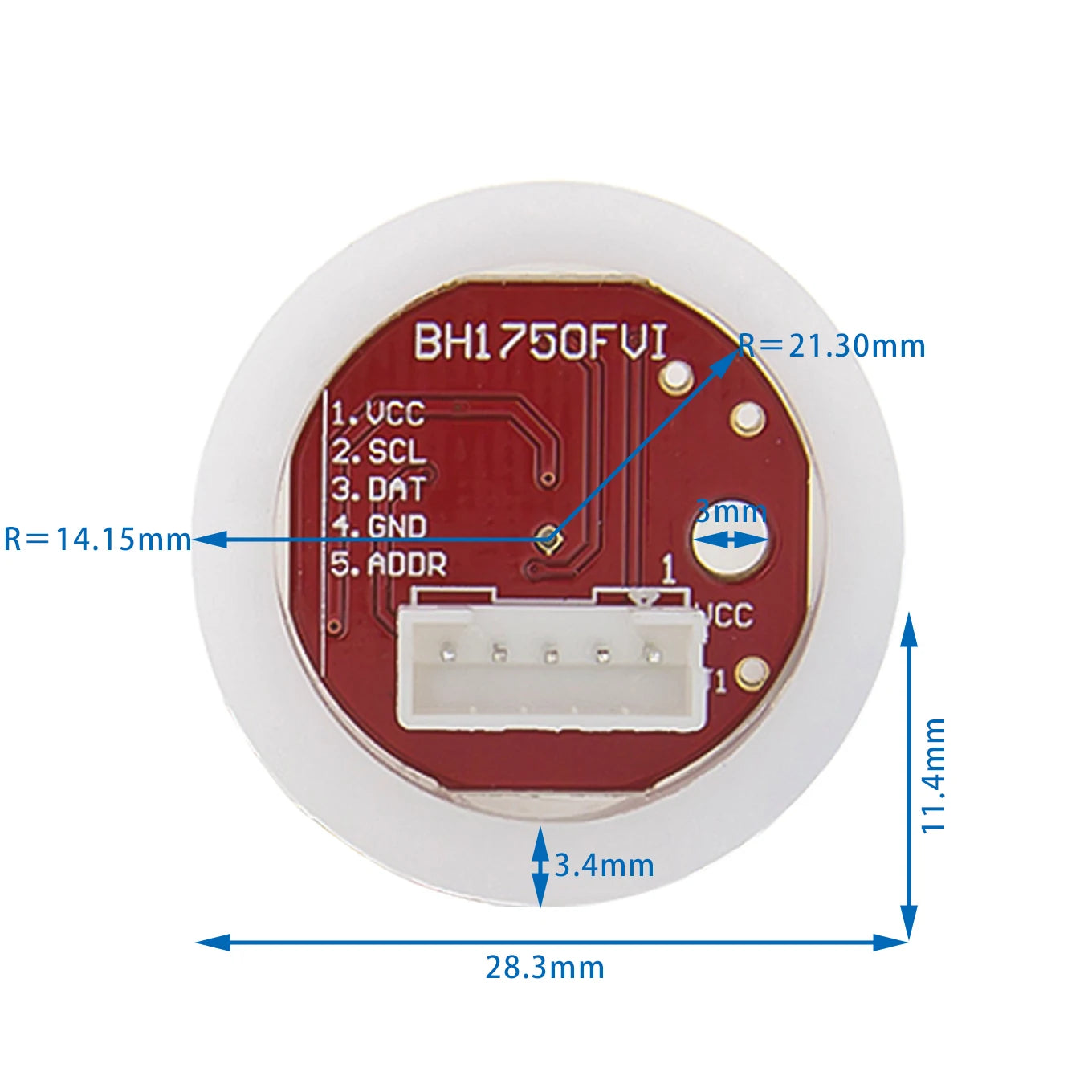 BH1750 BH1750FVI Chip Light Intensity Light Module Light ball for Arduino