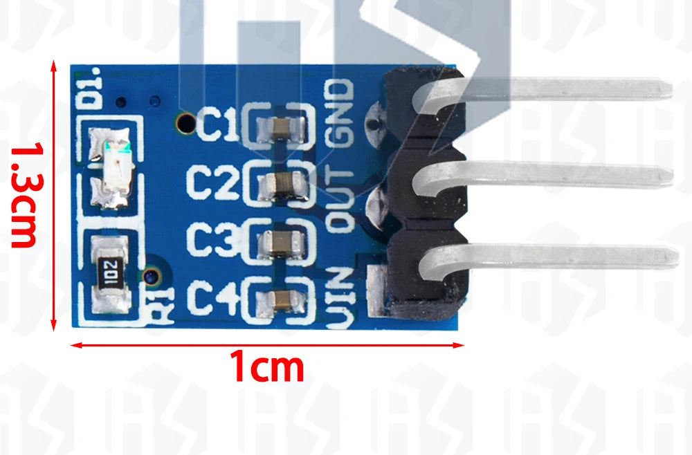 1PCS/5PCS High-Quality AMS1117-3.3 LDO Module: 5V to 3.3V DC-DC Step-Down (800mA Buck Regulator)