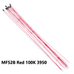 10PCS 1% 10CM Lead MF52 Wired NTC Thermistor 10K 100K 3435 3950