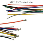 100pcs SH1.0 MX1.25 GH1.25 PH2.0 XH2.54 Soft Silicon High Temp Resist Terminal Wire Cable 10/20cm Single Double Terminal Crimped