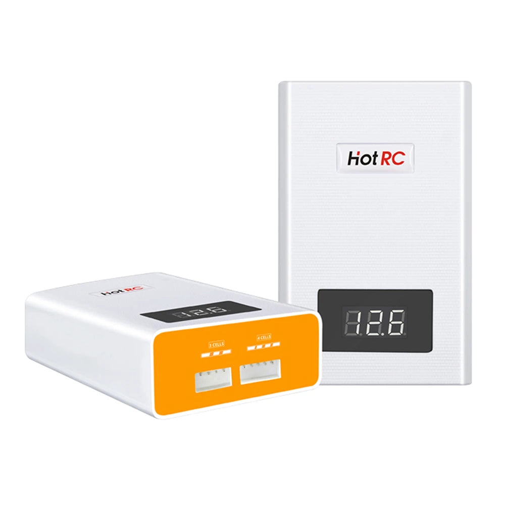 HotRC A400/B3 10W Balance Charger 2S/3S/4S Cells 100V-240V AC EU/US Plug Lipo Battery Fast Charger Remote Control Car Charger