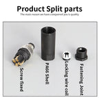 M8 3pin 4pin 5pin sensor connector waterproof male&female plug screw threaded coupling 3 4 5Pin