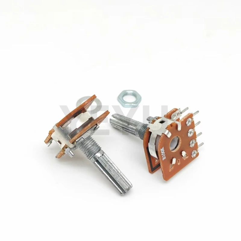 1PCS TB104X2 TB503X2 Audio Amplifier Volume 8-pin Step Potentiometer Axis Length 20mm 25mm 30mm