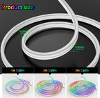 Bluetooth RGB Neon LED Strip 1-10m DC5V USB IP65 Waterproof Flexible Tape with App/Remote Control Music Sync for Home Decor