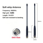 868MHz Antenna Soft Whip Lora Lorawan AV Meter Reading Module Omnidirectional 5dbi SMA Male Connector GSM 868 IOT Waterproof