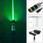 520nm Green Line Laser Module Focusable D18x65mm 10-100mw High Precision for Cutting Positioning | FREE EU Adapter