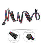 JST 4Pin RGB Extension Cable 22AWG SM Plug Male to Female Wire Connector Cable 0.5m 1m 2m 3m 5m